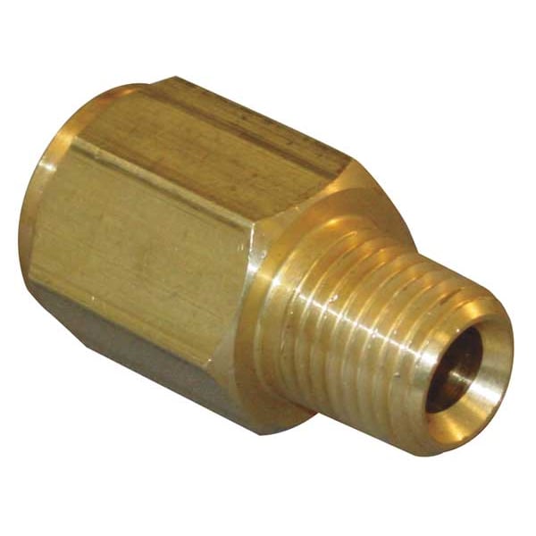 Conversion Adapter Chrome Plated Brass Conversion Adapter, 1/2 in Male NPT X 1/2 in Female BSPP