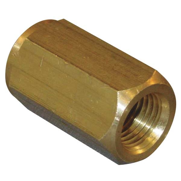 Conversion Adapter Chrome Plated Brass Conversion Adapter, 1/8 in Female BSPP X 1/8 in Female NPT