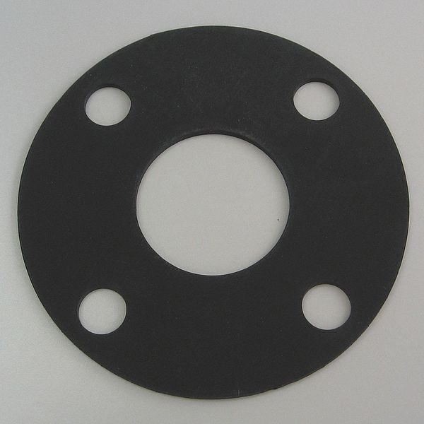 Flange Gasket, Full Face, 1 1/2 In, Viton