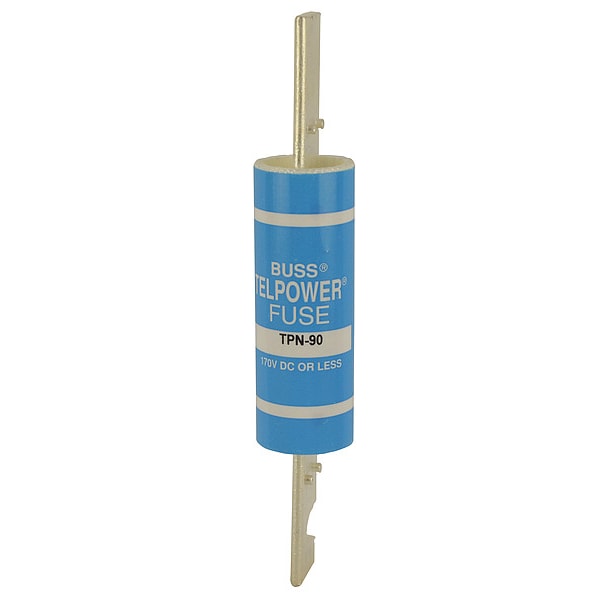 Telecom Protection Fuse, TPN Series, 90A, Fast-Acting, Not Rated, Blade