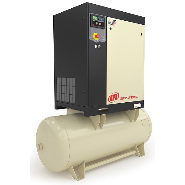 Rotary Screw Air Compressor, Horiz, 15 hp