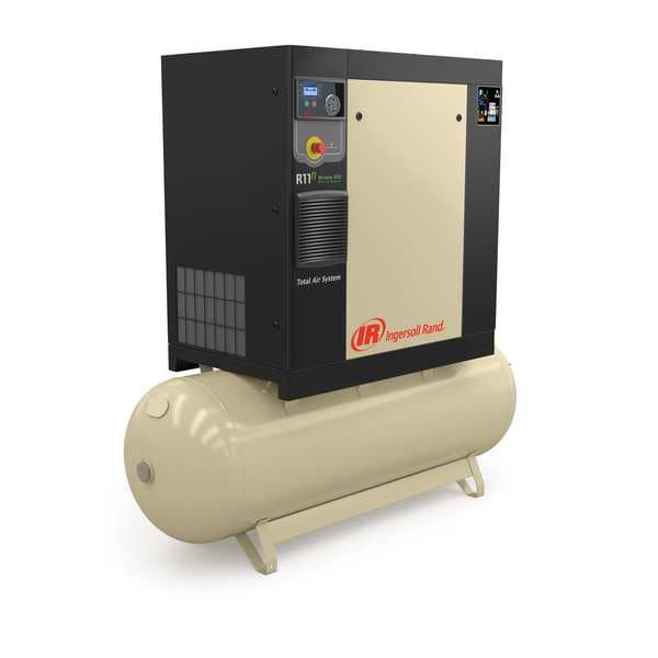 Rotary Screw Air Compressor, Horiz, 10 hp