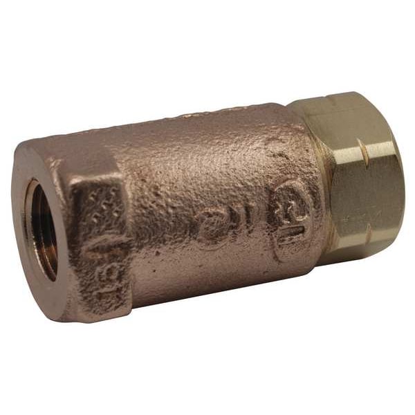 1/2" FNPT Lead Free Bronze Ball Cone Check Valve