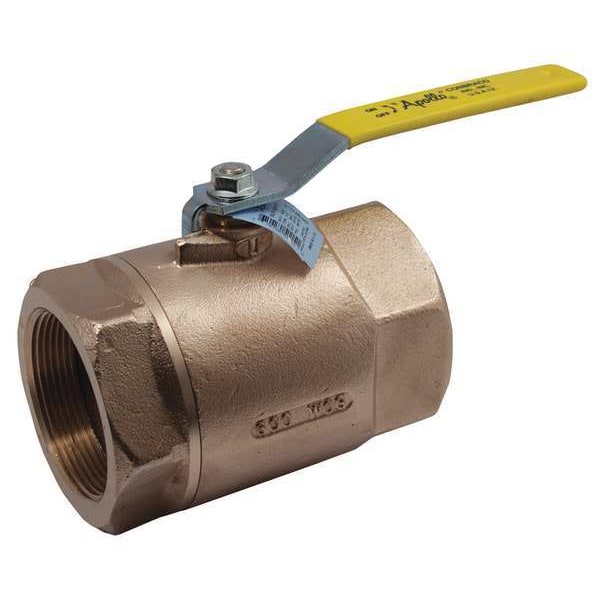 1-1/4" FNPT Bronze Ball Valve Inline