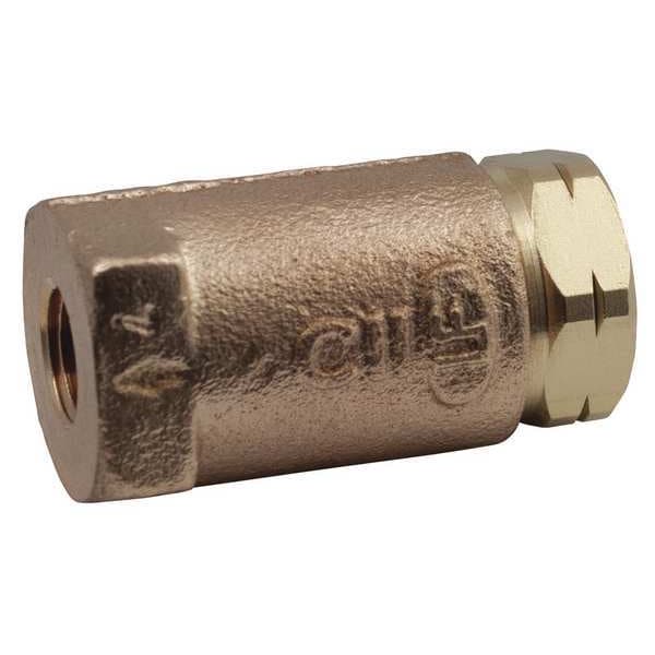 1-1/4" FNPT Lead Free Bronze Ball Cone Check Valve