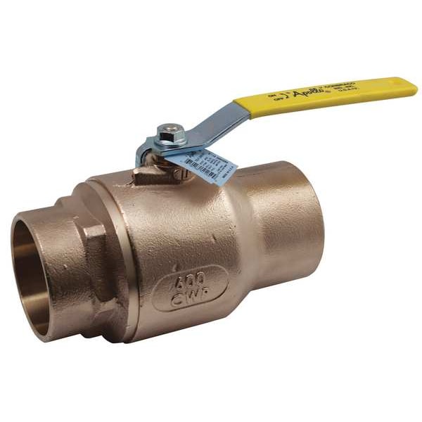 1-1/2" Sweat Bronze Ball Valve Inline