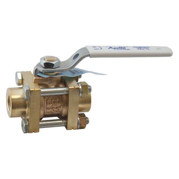 1-1/2" FNPT Bronze Ball Valve Inline