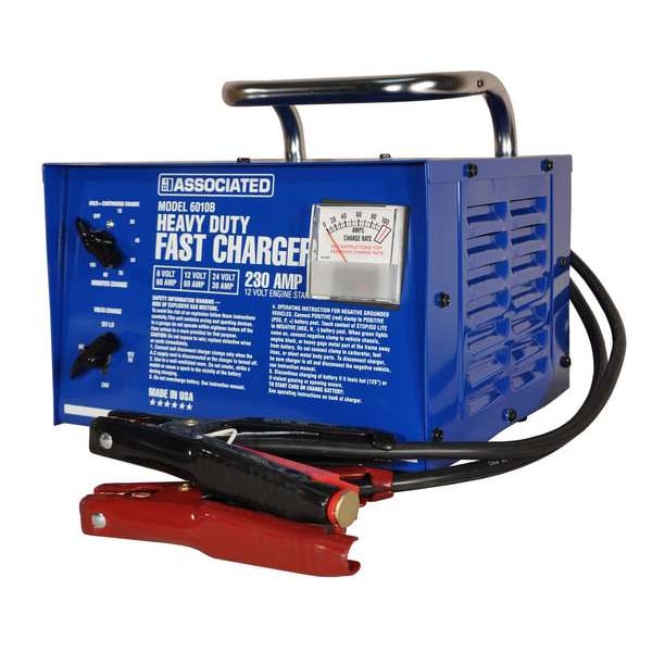 Battery Charger, Manual Boosting, Charging For Battery Voltage: 6, 12, 24