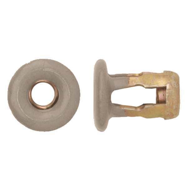 Rivet Nut, 1/4"-20 Thread Size, Steel, 25 PK