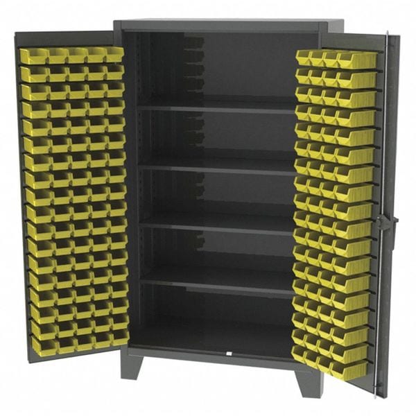Super Duty Bin Cabinet, 36 in W, 84 in H, 24" D, 94 Bins