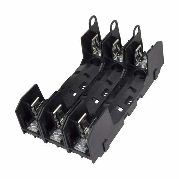 Open Fuse Block, H; K5 UL Class, 600V AC/DC Volt Rating, 3 Poles, Pressure Plate