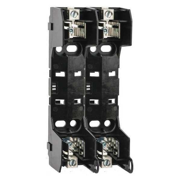 Open Fuse Block, 0 to 30A Amp Range, 600V AC/DC Volt Rating, 2 Poles, Box Lug