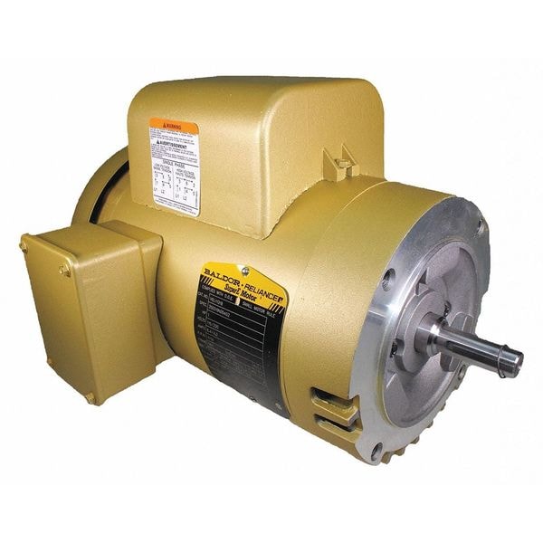 Capacitor-Start General Purpose Motor, 1 1/2 hp HP, 115/230V AC Voltage, 56C Frame
