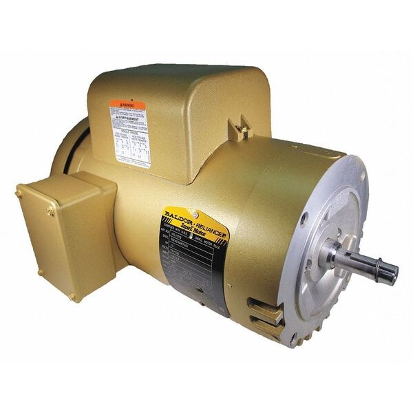 Capacitor-Start General Purpose Motor, 1 1/2 hp HP, 115/230V AC Voltage, 56C Frame