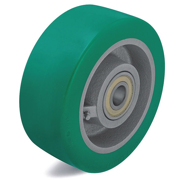 Caster Wheel, Polyurethane, 10 in., 2645 lb