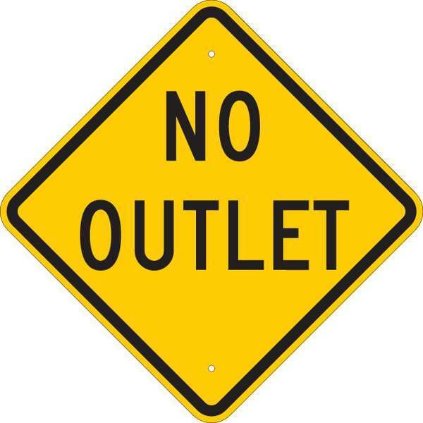 Traffic Sign, 18 in Height, 18 in Width, Plastic, Diamond, English