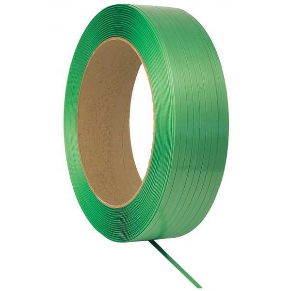 Plastic Strapping, HG, Green, 40 mil