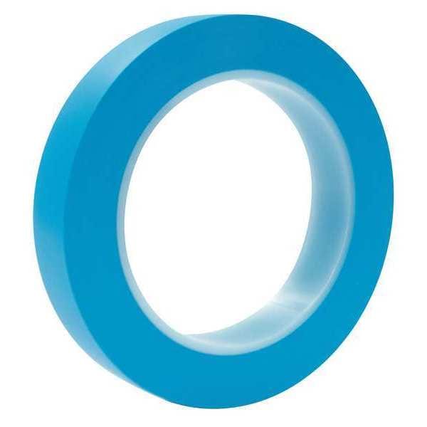 Fm35 Blu 12Mmx33M Plan, Pk13, 0.47" W x 33" L, Blue, Natural Rubber Adhesive, 78 PK