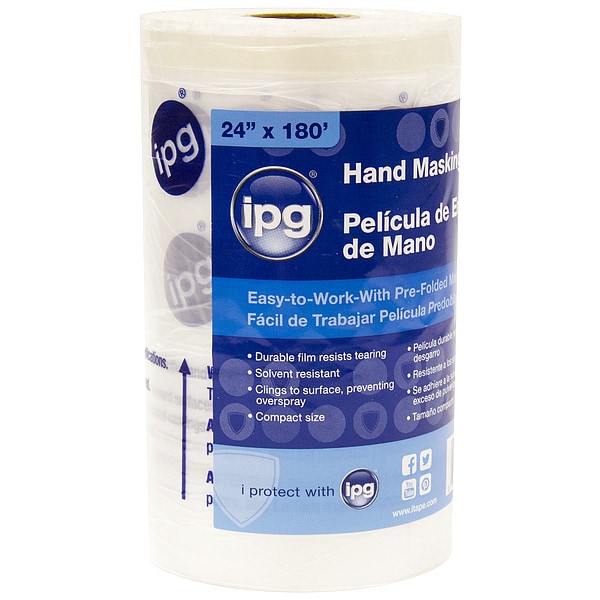 Hand Masking Film 48" x 180" Plan, Pk12