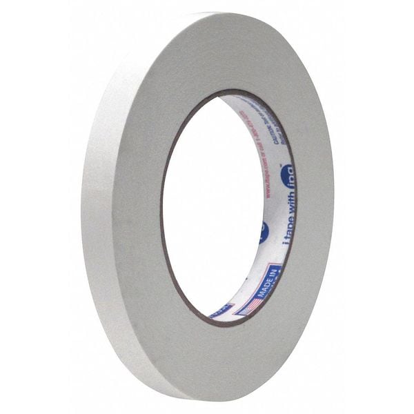 Pf14 Wht .75X60Yd Ipg, Pk48, 0.75" W x 60" L, White, Synthetic Rubber Adhesive, 48 PK