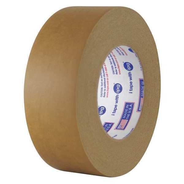 Pressure Sensitive Paper Tape, 0.94" W x 54.8" L, 6 mil Thick, Tan, Natural Rubber / Resin Adhesive