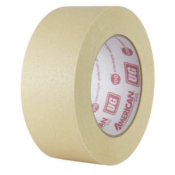 Ug Nat 18Mmx50M Ug, Pk48, 0.71" W x 50" L, Natural, Natural Rubber Adhesive, 48 PK
