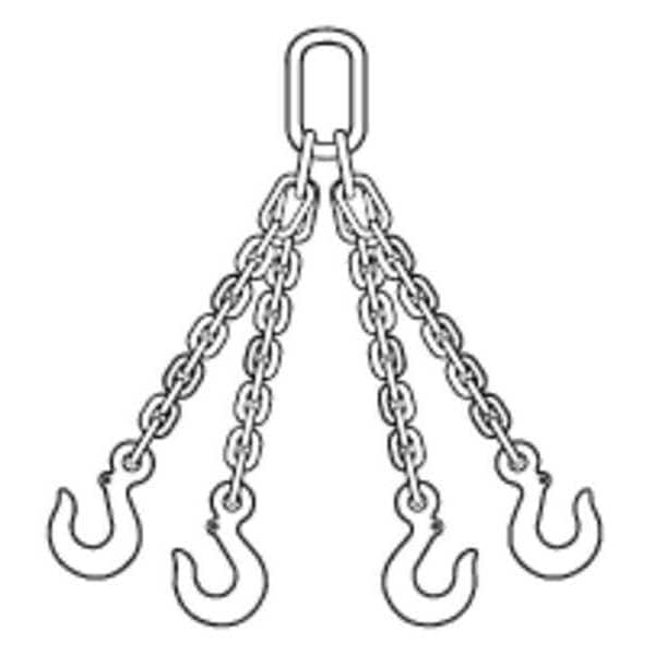 Chain Sling, 5 ft. L, QOS Sling Type