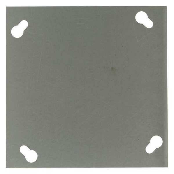 Drain Cover, Silver, 24 ga., Square, 7" H
