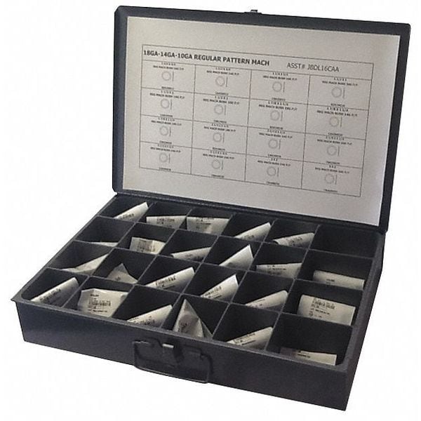 Standard Machinery Bushing Assortment, Carbon Steel, Plain Finish