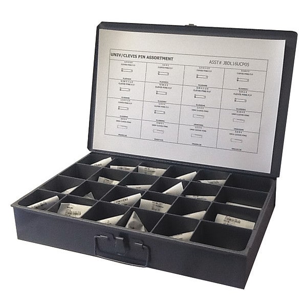 Pin Assortment, 16 Sizes, 80 pcs.