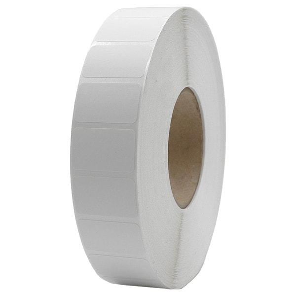 Barcode Printer Label, 1 in Label W, 1 9/16 in Label H, 5,940 Labels per Roll