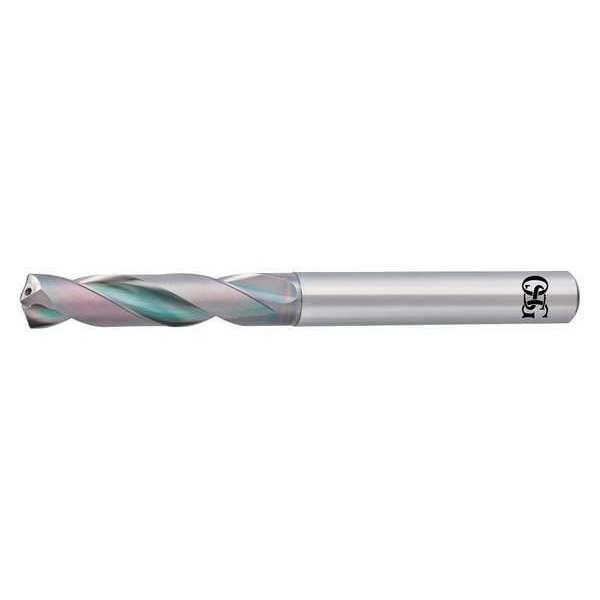 Screw Machine Drill Bit, #12 Size, 140  Degrees Point Angle, Solid Carbide, EgiAs Finish