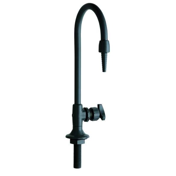 Gooseneck Laboratory Faucet, Manual, Single Hole Only Mount, 1 Hole Commercial