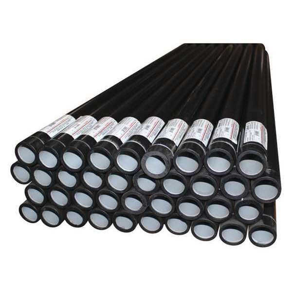 Metallic Conduit, 5 in Trade Size, 10 in, Steel, PVC Coated, Black