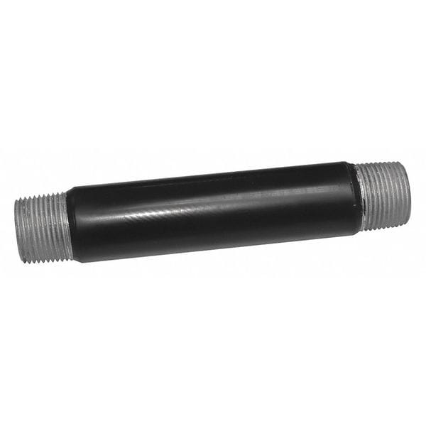 RMC Nipple, 1-1/4 in, Threaded, PVC, PVC Coated, Black