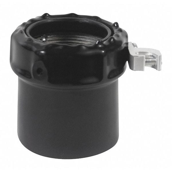 Conduit Fitting Bushing, 1 in, PVC, PVC Coated, Black