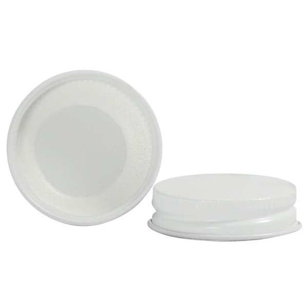 Closure, 89-400, Metal, White, PK144