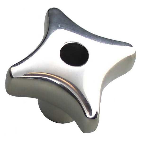 Star Knob, 1.96" Diameter, Screw L 0.66"