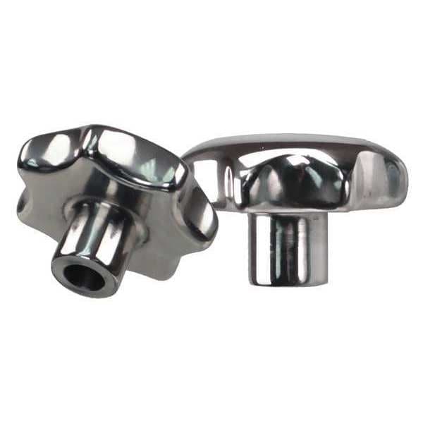 Star Knob, 1.57" Diameter, Screw L 0.51"
