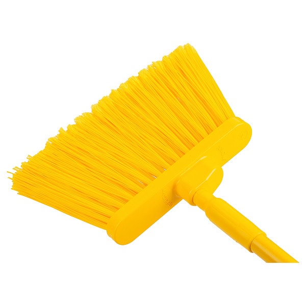 Angle Broom Flagged Bristle, 56", Yl, PK12