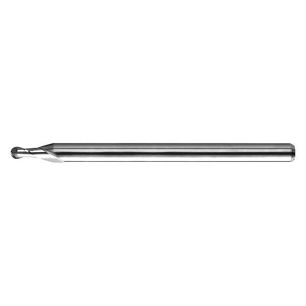 Ball End Mill, Carbide, 0.0080"Milling dia