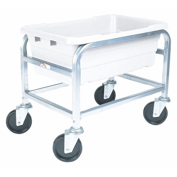 Lightweight Corrosion-Resistant Vertical Rack-Style Tub Cart, 600 lb Load Capacity, 25 in Overall L