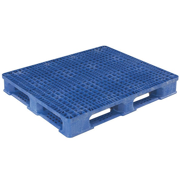 High Density Polyethylene Pallet, 48 in L, 40 in W, 6 1/4 in H, 5,000 lb Dynamic