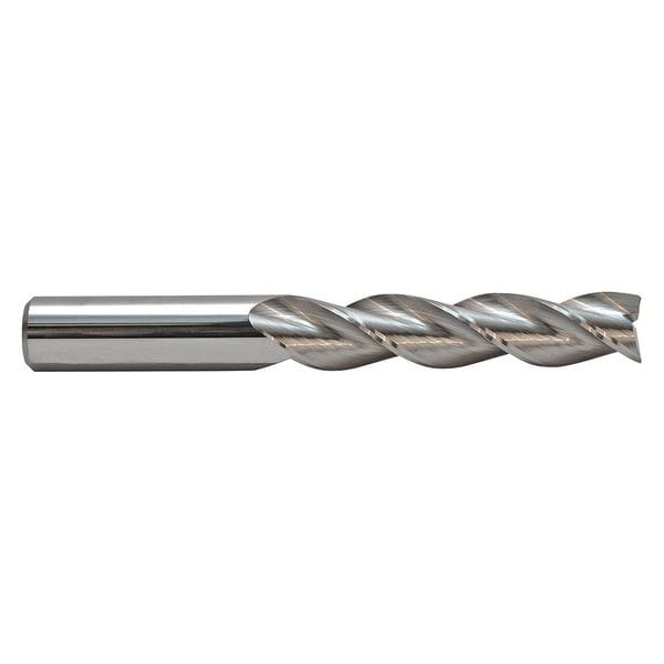 End Mill, 1/8" Dia, 3/4" Cut, Carbide