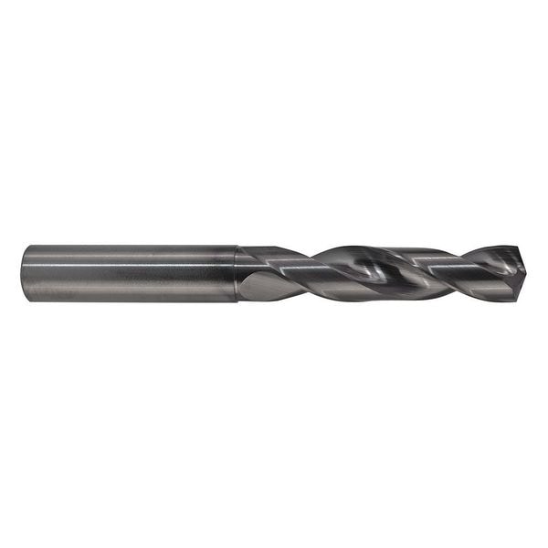 Screw Machine Drill Bit, 1/2 in Size, 142  Degrees Point Angle, Solid Carbide, Altima Finish