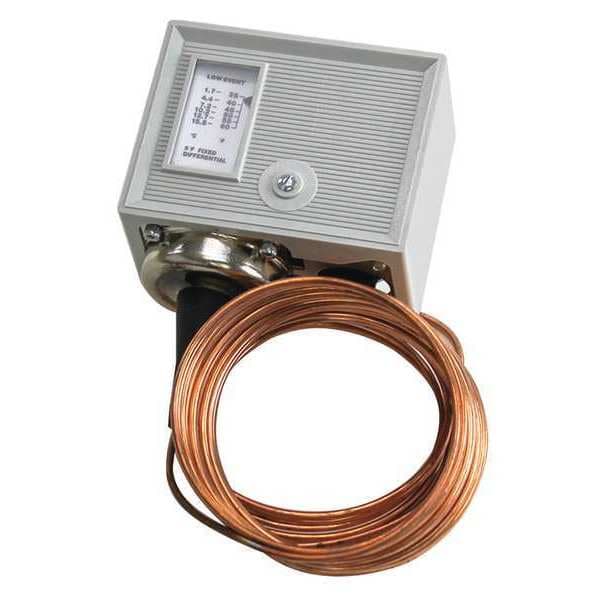 Freezestat, 34-60 Deg F, 20 ft. Capilliary