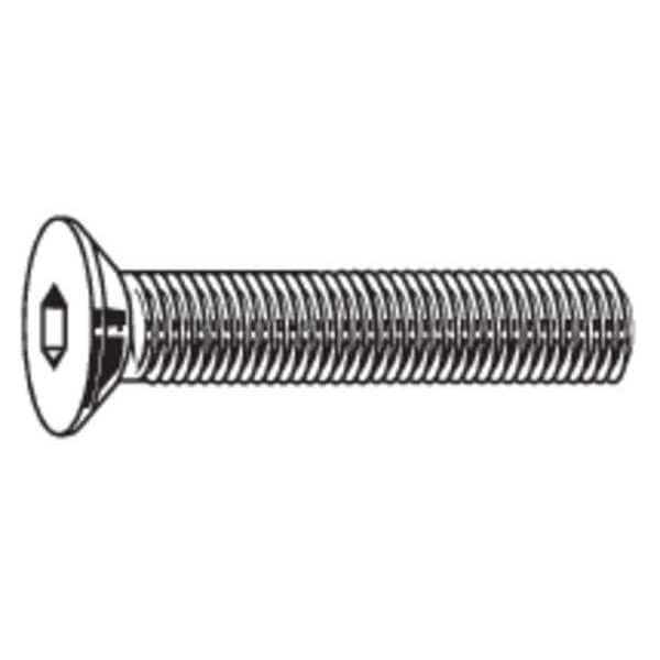 3/4"-10 Socket Head Cap Screw, Flat, Black Oxide Steel, 1-1/2 in Length, 105 PK