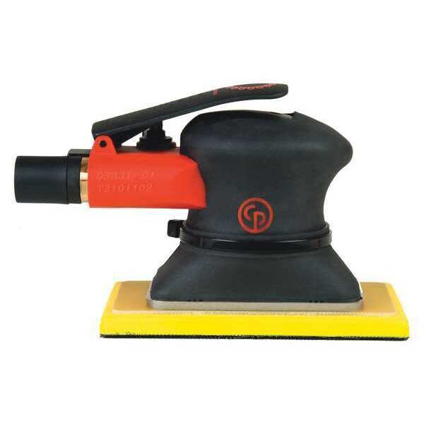3-1/4 x 5 Inch Rect Pad Air Jitterbug Sander, Non-Vac, Hook & Loop, 0.28 HP / 210 W - 10000 RPM