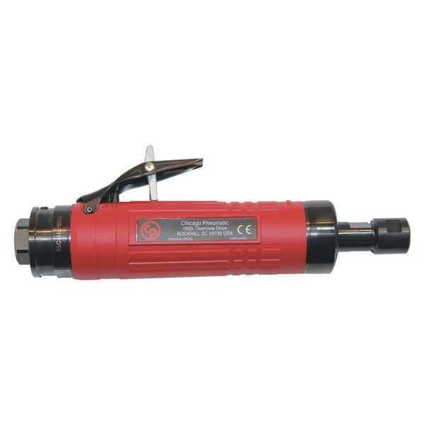 Angle Air Die Grinder, 3/8 in Air Inlet, 1/4" Collet, Heavy Duty, 22,000 rpm, 1.2 HP