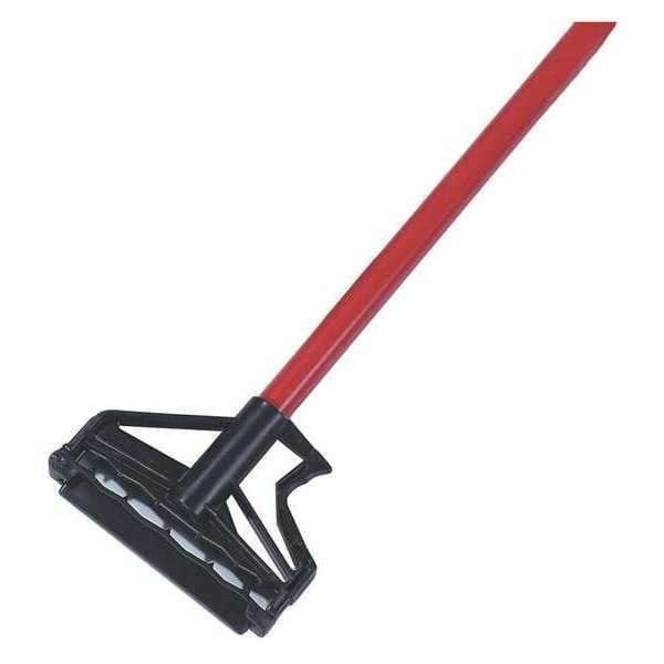 60" Quik-Release Mop Handle, 60in, Red, PK12, Fiberglass
